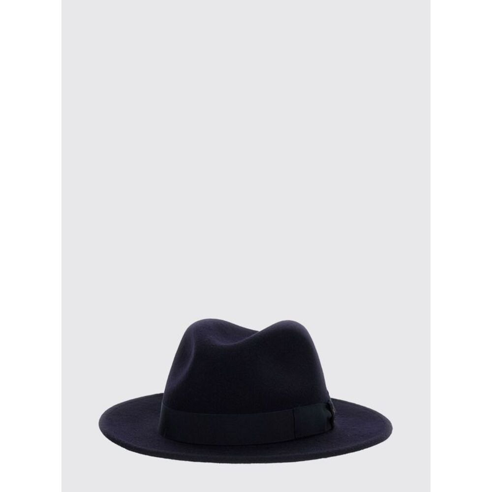 Borsalino Men Borsalino Wide-Brimmed Wool Felt Panama Hat
